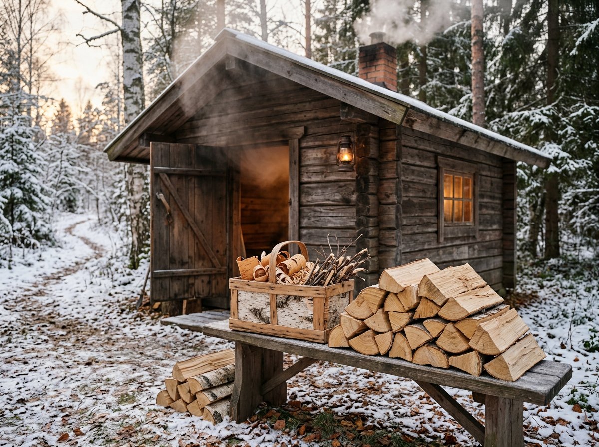 Декоративная поленница у камина, Пермь